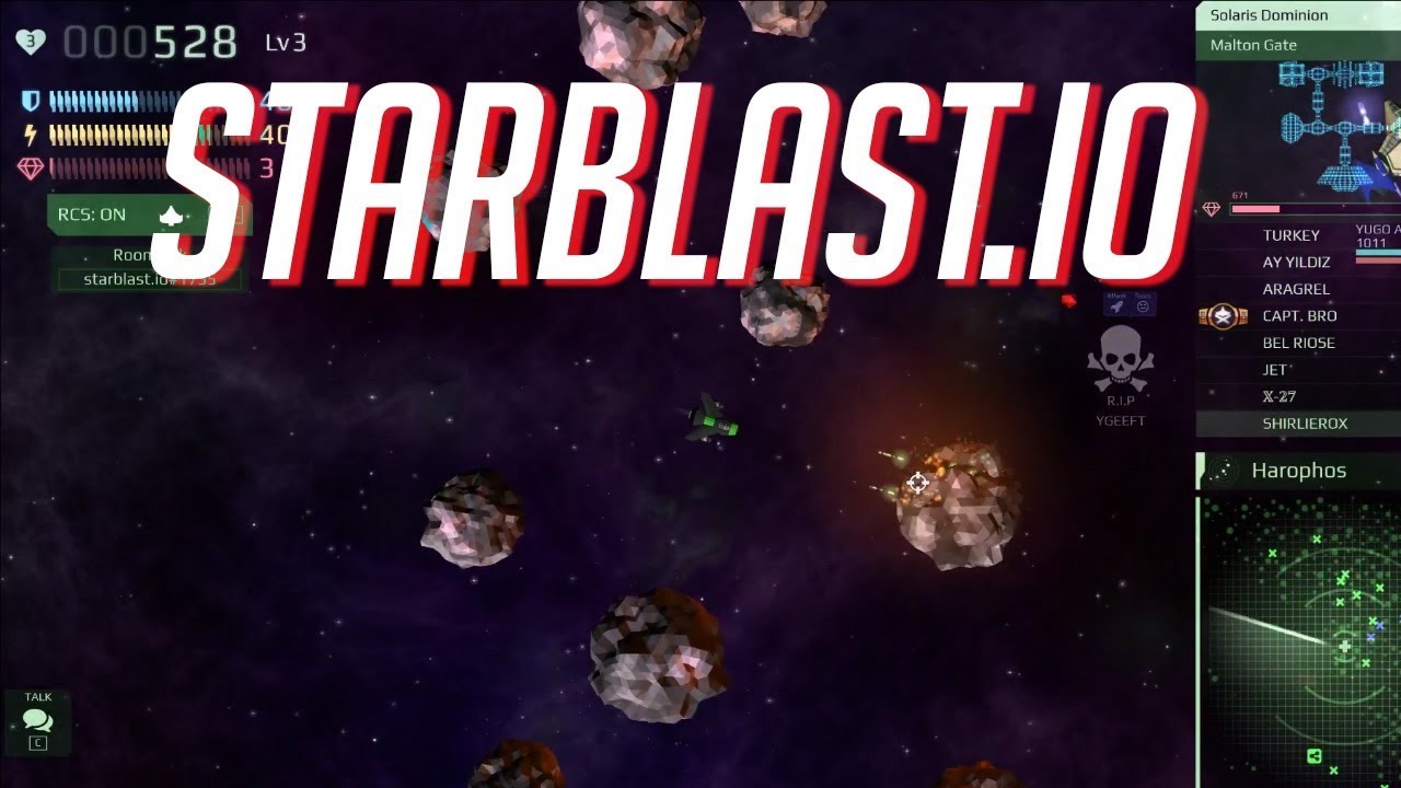 Starblast.io - Mine, Fight, Don't Die.