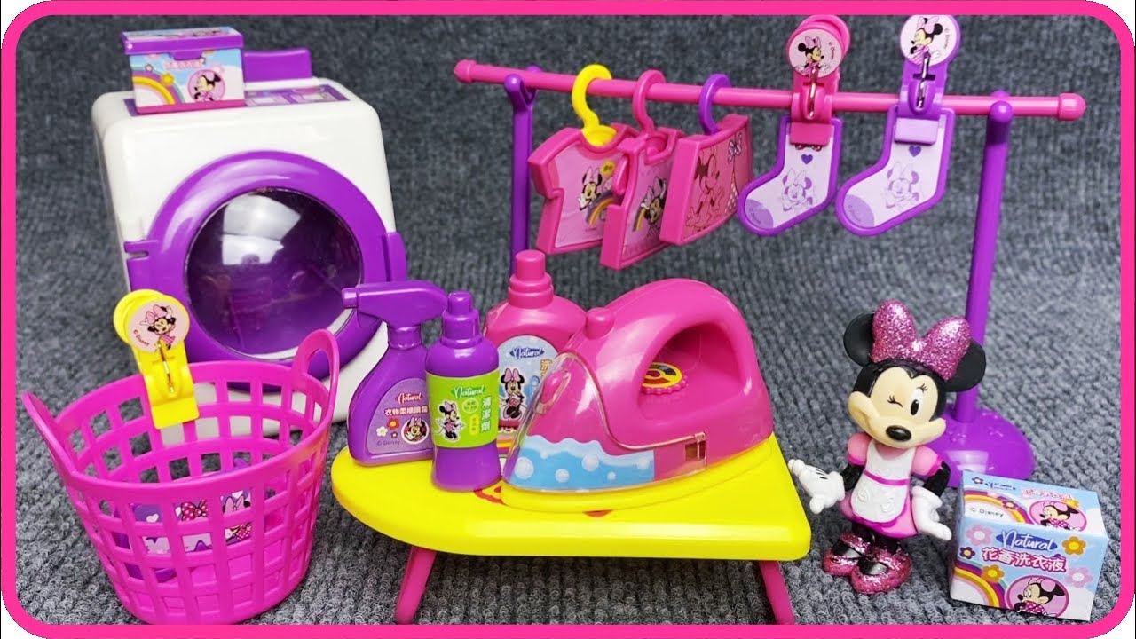 Disney Minnie Mouse Laundry Set Satisfying with Unboxing Compilation Toys ASMR
