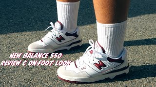 New Balance Burgundy Review Look - YouTube