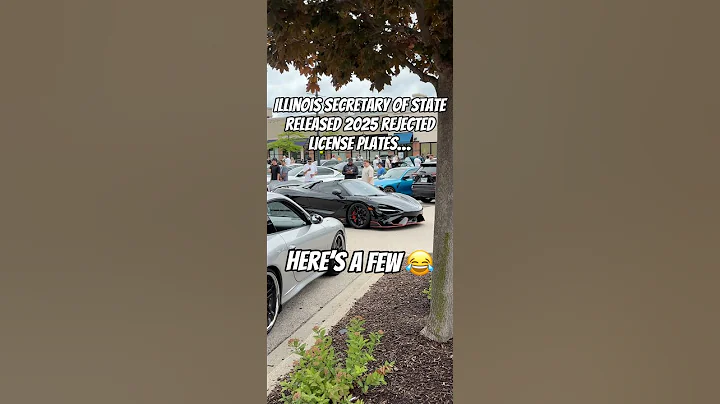 REJECTED ILLINOIS LICENSE PLATES‼️ #carshorts #carvideo #carscene #illinois #cars