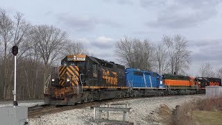 Wheeling and Lake Erie trains at Spencer