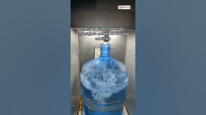 Kıbrıs'ta damacana doldurmak 😂