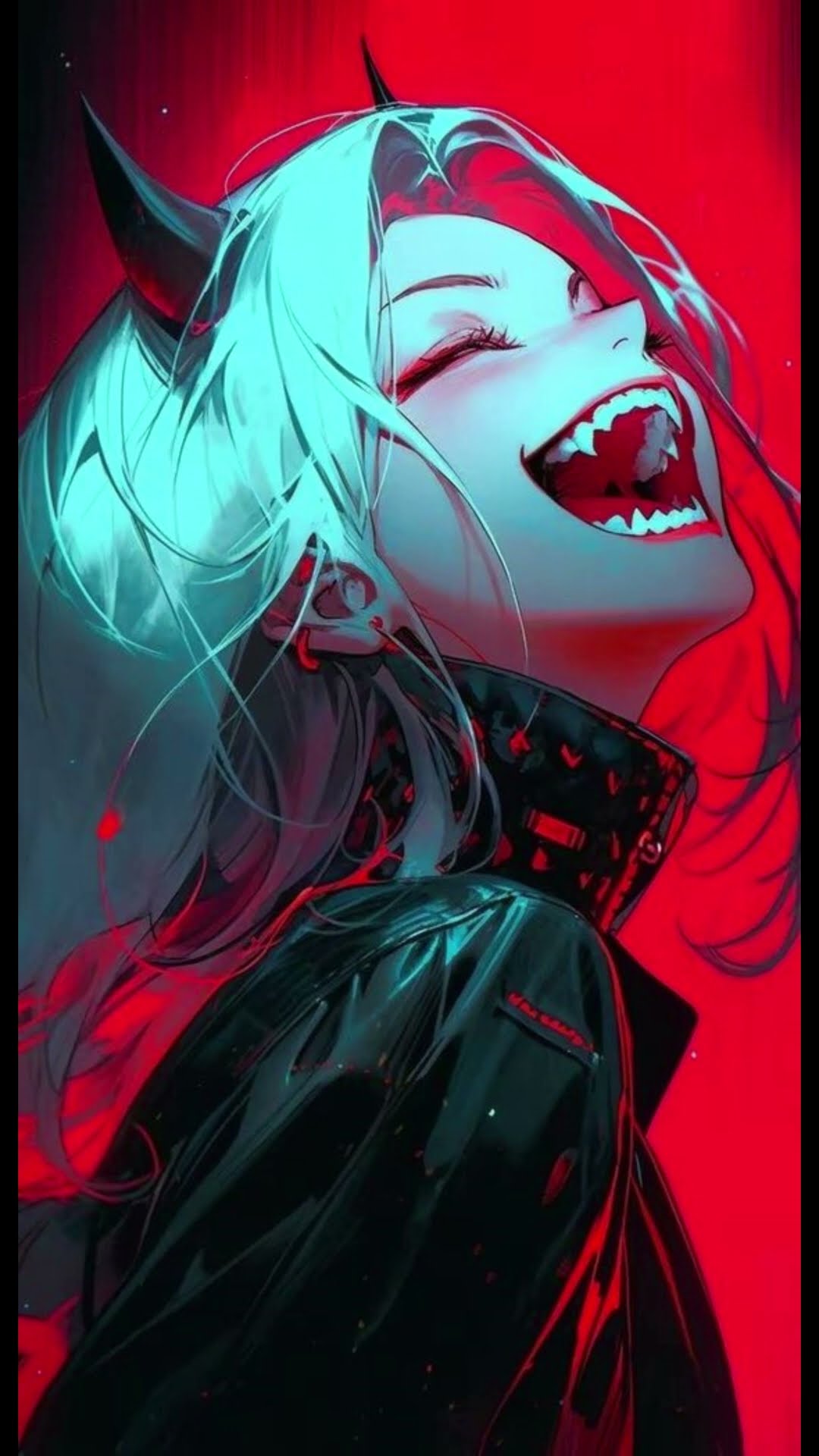 ai anime art evil smile｜TikTok Search