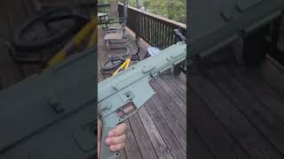 how to PROPERLY paint an airsoft gun. #airsoft #spraypaint #custom