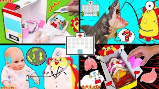 【お医者さんごっこシリーズ！】人気動画まとめ 連続再生・いろんな患者さんを手当てしよう！子供向け知育教育★サンサンキッズTV★