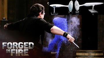 Forging Deadly Push Knives Under a Time Crunch (Season 4) | Forged in Fire