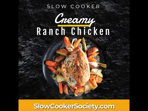 Creamy Slow Cooker Ranch Chicken Recipe | Crockpot Ranch Chicken