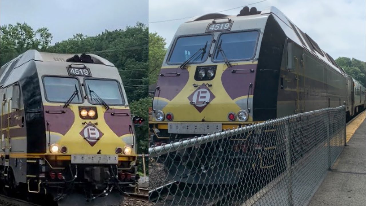 ALP-45DP 4519 Erie Lackawanna Heritage Unit On NJTR Train 1149 & 1166 - Ho-Ho-Kus, NJ - 7/14/21
