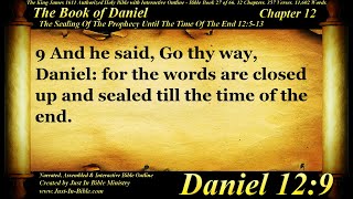 Daniel Chapter 12 - Bible Book 27 - Holy Bible Audio Text - King James Read Along Bible