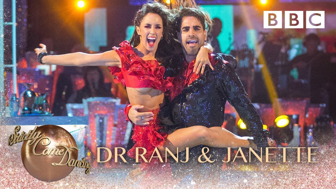 Dr Ranj Singh & Janette Manrara Salsa to 'Fireball' - BBC 