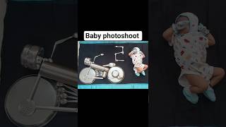 2nd month Baby photoshoot idea👶 #baby #photoshoot #ideas #decoration #babyshorts #rohiniartsstudio