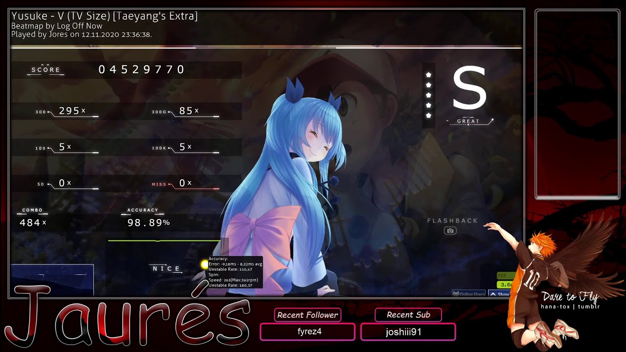 Osu Fc On Xy Yusuke V 6 05 232pp Jores On Osu Progress 30 Youtube