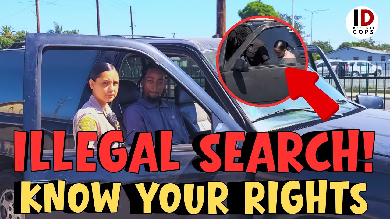 Cop Illegally Searches Passenger for Tags | ID refusal traffic stop ...