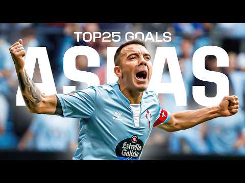 Los mejores 25 goles de IAGO ASPAS | LALIGA EA SPORTS