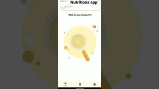 Nutritions app #android #programming #uidesign #kotlin #androidapp screenshot 2