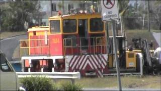 Cane Train Going Forward And Backward In Tully [SD]