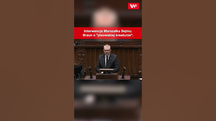 INTERWENCJA Marszałka. Braun o "pisowskiej kreaturze" #shorts