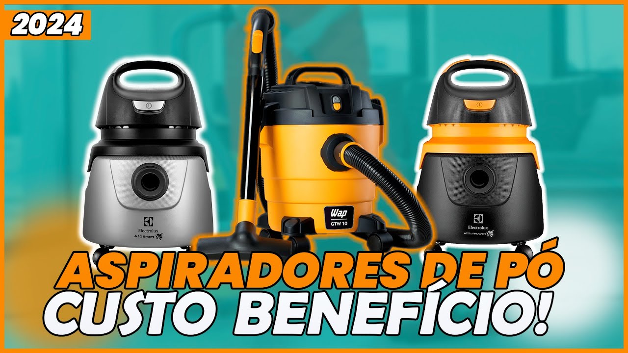Qual ASPIRADOR DE PÓ E ÁGUA Comprar em 2024? Os 3 Modelos Mais Vendidos ...