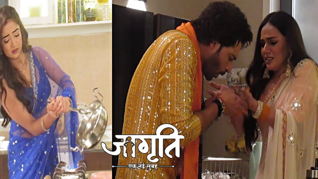 Jagriti Ek Nayi Subah | Sapna ने साजिश कर के Jagriti का जलाया हाथ गरम कराई से | On Location 