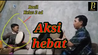 detik detik!!! anak kelas 2 sd penabuh terbang kuntulan