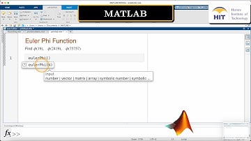 MATLAB | Number Theory | Euler phi function