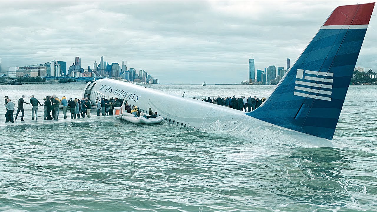 Самолет приземляющийся на воду. Чудо на Гудзоне / Sully (2016). Чудо на Гудзоне 2009 Капитан. Чудо на Гудзоне реальные кадры.