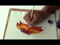 Pintando una Mariposa en Tela