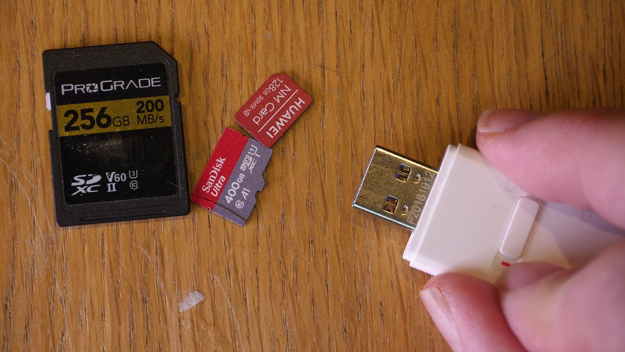 Huawei Nano Memory Card Reader - YouTube