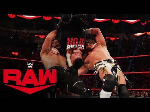 Seth Rollins & Buddy Murphy vs. Kevin Owens & Samoa Joe - Raw Tag Title Match: Raw, Jan. 27, 2020