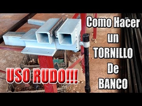 Video: Tornillo De Banco De Bricolaje (44 Fotos): Dibujos Con Las Dimensiones De Un Tornillo De Banco Casero. ¿Cómo Hacer Metal, Esquina Y Rieles En Casa?