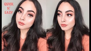 Easy Soft & Romantic Valentine's Day Makeup 2018 (rose gold eyes) screenshot 5