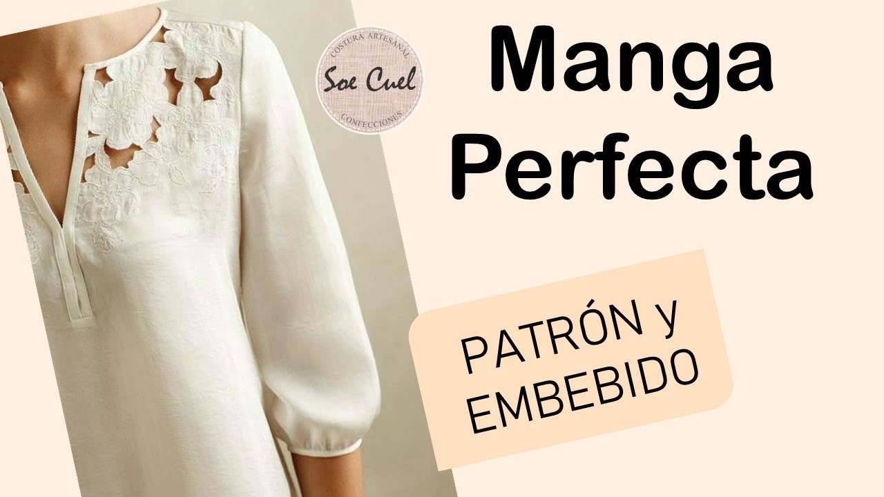 Базовый рукав — с рисунком и вшивкой!! Часть 1 из 2.