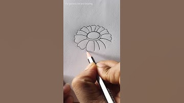 flower drawing technique #reelsyt 🌼🌸🌷