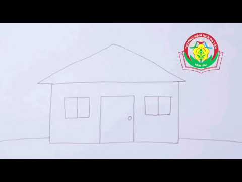 Vẽ ngôi nhà của bé_GV Kim Anh