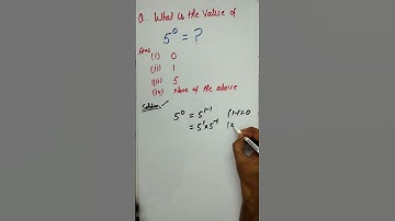 Creative Maths | 5⁰=1 | What