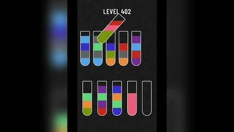 Water sort puzzle level 402
