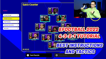 EFOOTBALL 2022 - BEST CUSTOM FORMATION 4-3-2-1 TUTORIAL - BEST TACTICS & INSTRUCTIONS