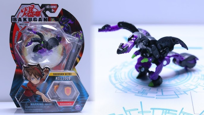 3 Bakugan DELUXE FIGURES - TROX Dragonoid NILLIOUS Articulated BATTLE  PLANET Big