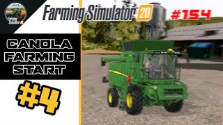 Farming simulator 20 #154 Canola crop #4🔥 Fs20 Game play Sunnysimulator
