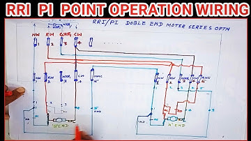 point machine wiring | point machine wiring diagram, IRS point,tws point , RRI #snt @kumarsir2612