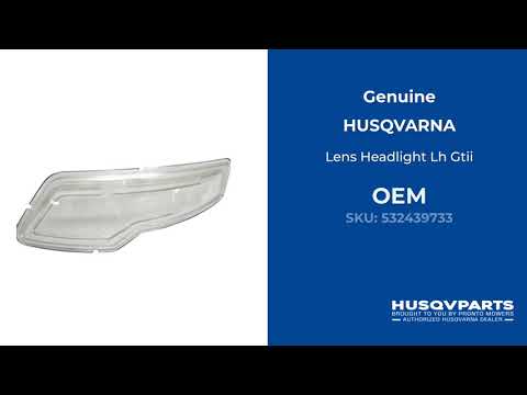 532439733 Lens Headlight Lh Gtii 2011 - HUSQVARNA Genuine OEM Part