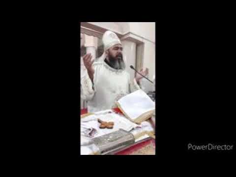 القداس الالهي من كنيسة الامير تادرس المشرقي بدير ريفا اسيوط بحضور ابونا انطون معين