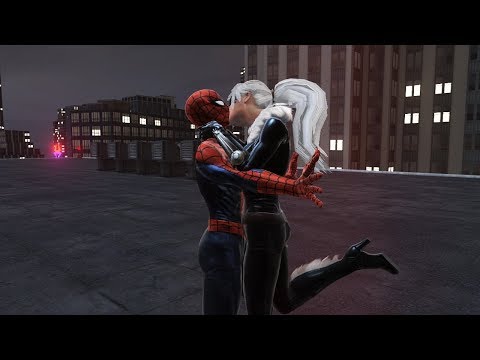 Видео: Человек-Паук против Черной Кошки. Spider-Man: Web of Shadows