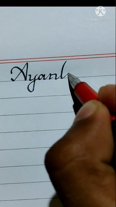 Ayantika - name in beautiful cursive handwriting | calligraphy handwriting style practice #shorts