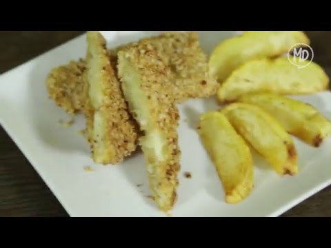 resep-fish-&-chips:-ikan-dori-balut-oatmeal