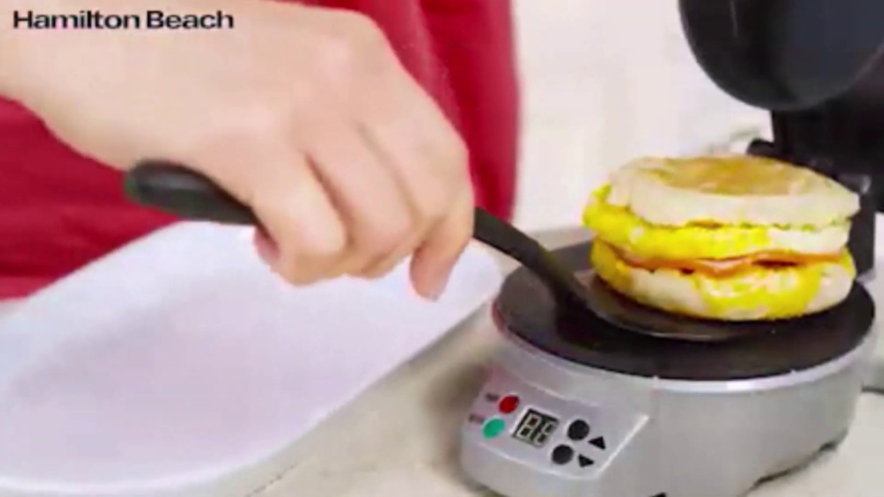 products Hamilton Beach Breakfast Sandwich Maker YouTube