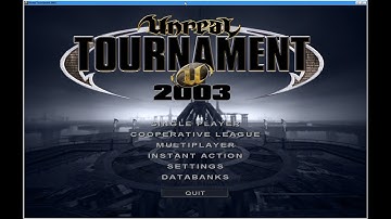 Unreal Tournament 2003 beta 927 || Singleplayer gameplay - CTF on Orbital II