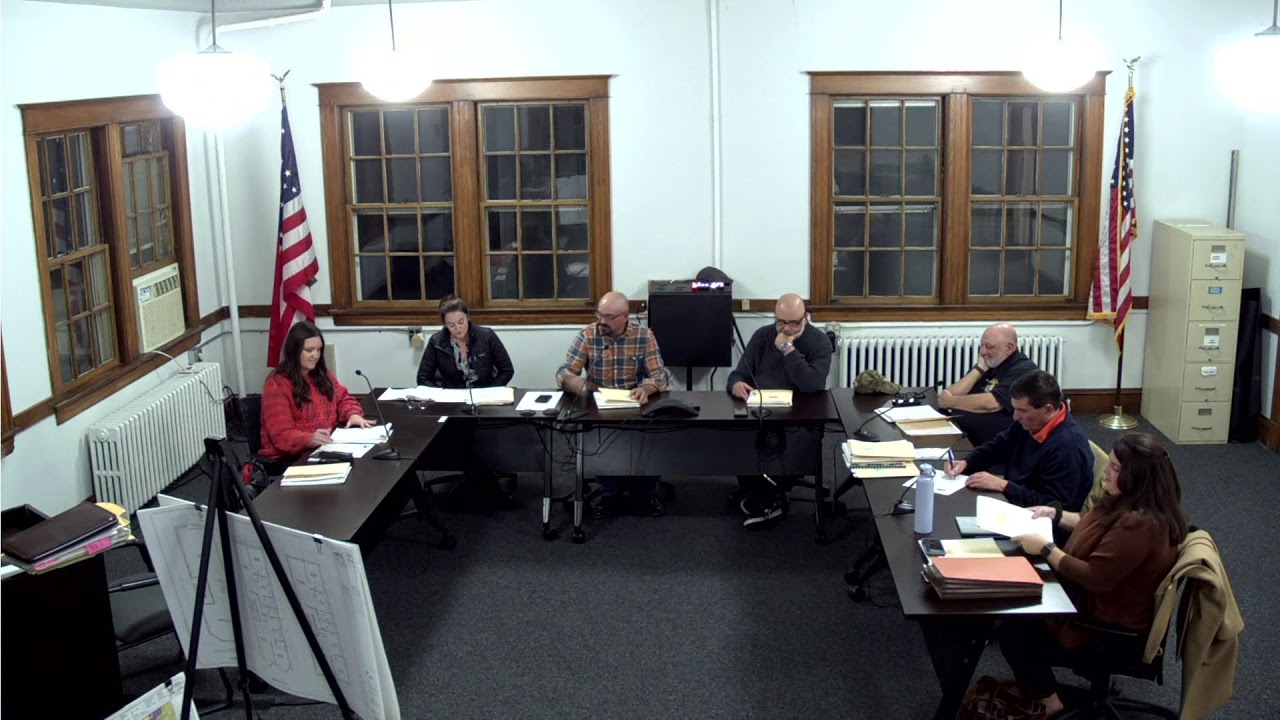 Planning Board meeting- November 10, 2025