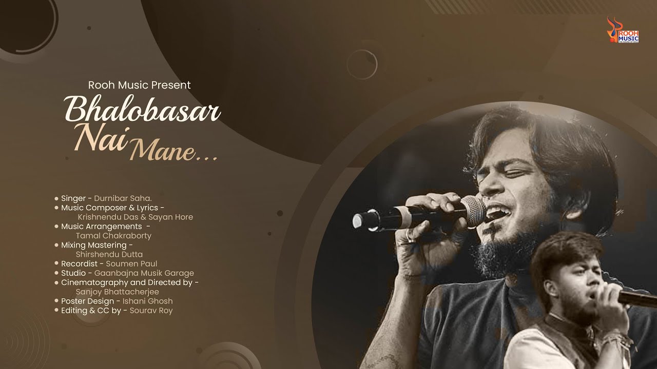 Bhalobasar Nai Mane | Durnibar Saha | Krishnendu Das, Sayan Hore | Bengali Song 2024 | Rooh Music