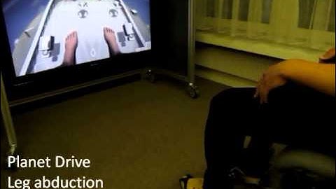 YouKicker interactive lower limb rehabilitation system